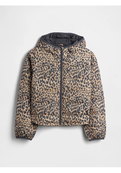 Gap V-frch Lw Logo Puffer Mont Çok Renkli