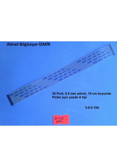 Asus A53E A53Sc A53Sd A53Sj A53Sk Io 30 Pin Flex Kablo 30-0.5-15A