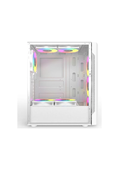 Gamebooster Gb-t005mw Usb3.0 Rgb Fan Mesh Panel Beyaz Kasa Psu Yok