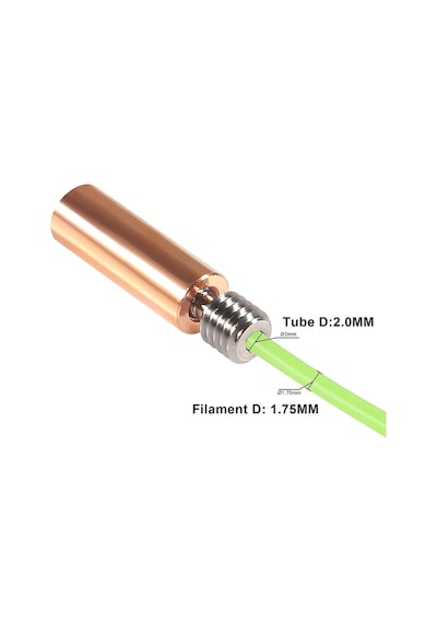 Koodmax 3d Yazıcı Titanyum Alaşımlı Barel Ender3 Hotend 1.75mm Flement Metal Boru Mk8 Boğazı M6 Koodmax 3d Yazıcı Titanyum Alaşımlı Barel Ender3 Hotend 1.75mm Flement Metal Boru Mk8 Boğazı M6