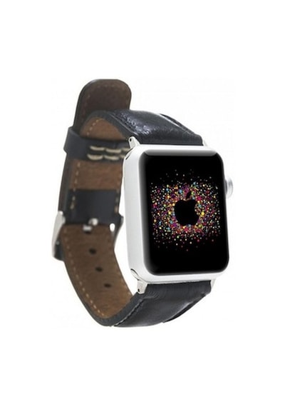 Bouletta Apple Watch Uyumlu Deri Kordon 42-44-45Mm Rst1 Siyah