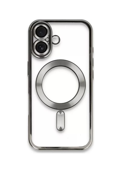 Newface Apple İphone 16 Kılıf Kross Magneticsafe Kapak - Titan Gri