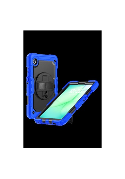 Northcity Samsung Galaxy Tab A11 Kılıf Amazing Tablet Kapak - Mavi Kapaklı Kılıf
