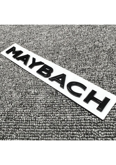 Vtr Maybach Piano Black Yeni Tip Bagaj Yazısı 3m 3d Abs Mercedes 709