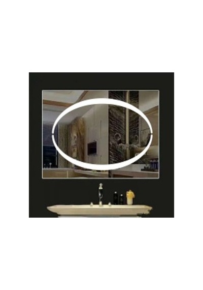 60x80 Cm Ebatlarda Led Işıklı Modern Mobilya Açık Gri