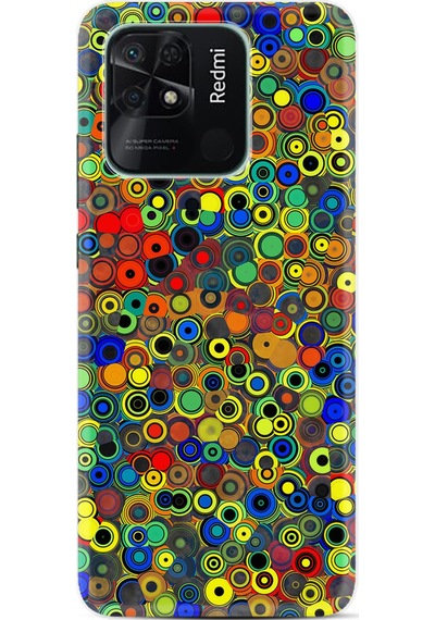 Xiaomi Redmi Poco C40 Kılıf Silikon Desen Özel Seri Nazar Boncukları 1746