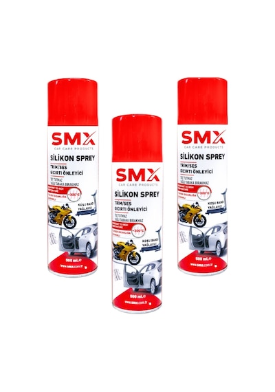 Silikon Yağlayıcı Sprey 500 Ml 3 Adet