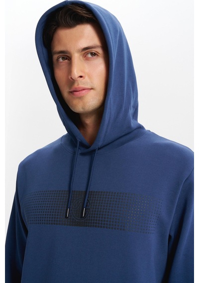 AR-MA Arma Erkek Slim Fit Baskılı Kapüşonlu Kanguru Cepli Interlok Sweatshirt %80 Pamuk %14 Polyester %6 Elastane K30254685202 İndigo-i1 AR-MA Arma Erkek Slim Fit Baskılı Kapüşonlu Kanguru Cepli Interlok Sweatshirt %80 Pamuk %14 Polyester %6 Elastane K30254685202 İndigo-i1