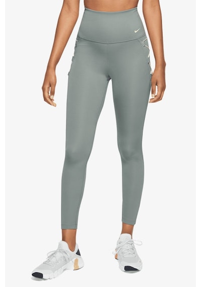 Nike One Training Novelty Dri Fit High Rise 7/8 Leggings 2 Cepli Yüksek Belli Kadın Antreman Taytı Yeşil Dx006-330 Nike One Training Novelty Dri Fit High Rise 7/8 Leggings 2 Cepli Yüksek Belli Kadın Antreman Taytı Yeşil Dx006-330