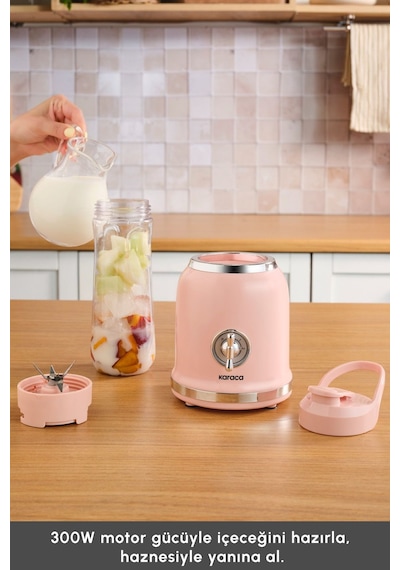 Karaca Retro Personal Kişisel Smoothie Blender