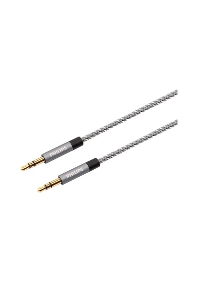 Philips Swr2114b/93 1 Metre Örgülü 3.5mm Jack Aux Ses Kablosu 1mt
