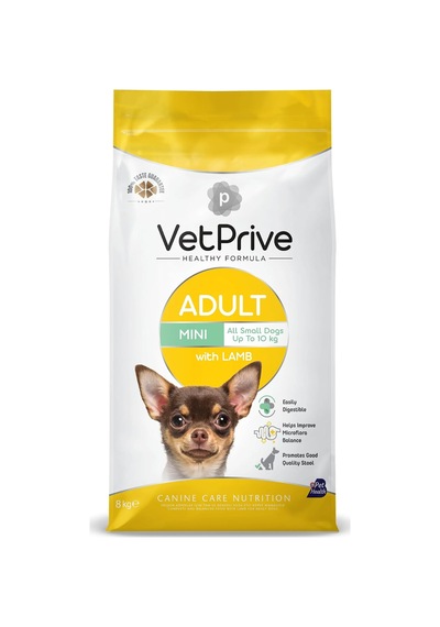 Mini Ve Küçük Irk Yetişkin Köpek Maması Kuzu Etli 8 Kg