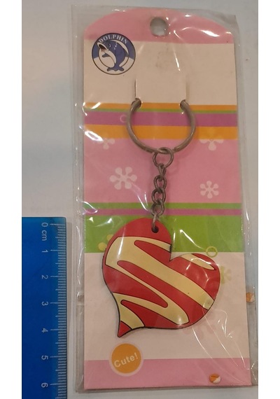 Küçük Plastik Kalp Anahtarlık Kc-6131