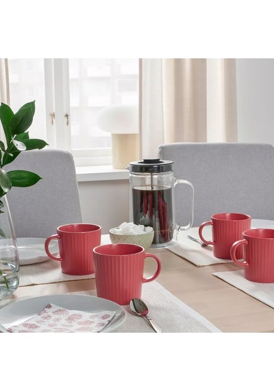 Ikea Ikea Kejserlıg Fincanlar, 300 Ml, 3 Parça Set 250455250 Pembe