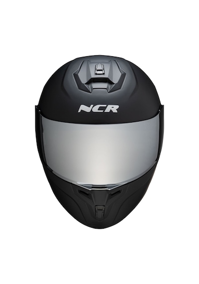 Ncr Rapid Aynalı Vizör Ece BelgeliKapalı Motosiklet Kaskı Mat Siyah
