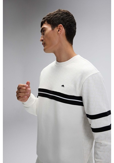 Ellesse Erkek Sweat Em618-of Beyaz BEYAZ