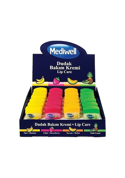 Mediwell Dudak Bakım Kremi Karma Set 24'lü