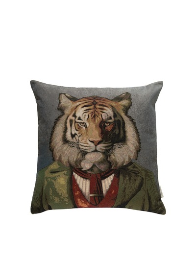 Mudo Home Kaplan Goblen Kırlent 45x45 Çok Renkli