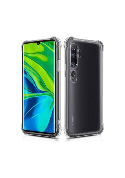 Xiaomi Mi Note 10 Pro Uyumlu Darbeye Dayanıklı Köşe Korumalı Kılıf Anti Şok Şeffaf Kapak Antı026 Şeffaf