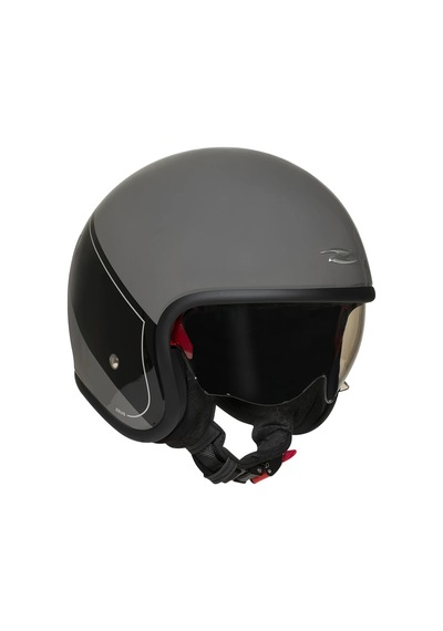 Zeus Kask Zs-389 E29 Gray Black Sılver Siyah