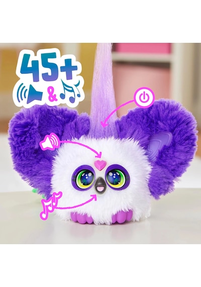 Furby Furblets Bam-boo Elektronik Mini Peluş 45+ Sesli 6+ Yaş Çok Renkli