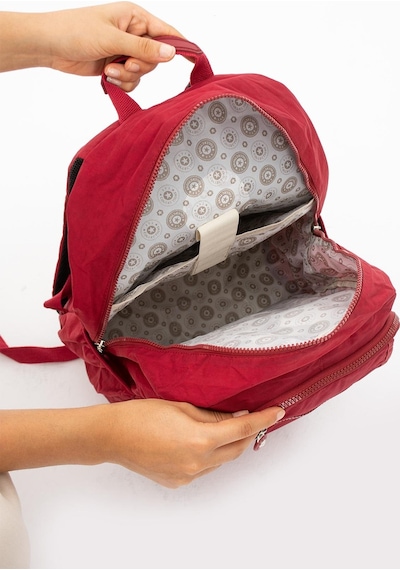 571 Collections Ultra Hafif Çok Cepli Su Geçirmez Sırt Çantası Kırmızı Model: 571-2e - Kırmızı