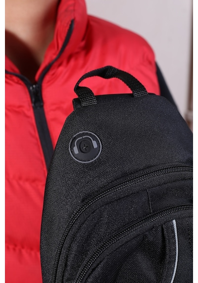 Seventeen 3474 Erkek Kanvas Body Bag Çapraz Çanta Siyah