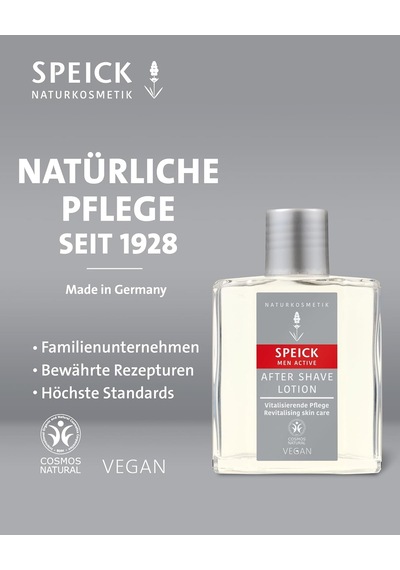 Men Active Tıraş Sonrası Losyon 100 Ml Ferahlatıcı Ve Canlandırıcı After Shave, Doğal Bitki Özü, Vegan, Hassas Ciltler İçin Bakım