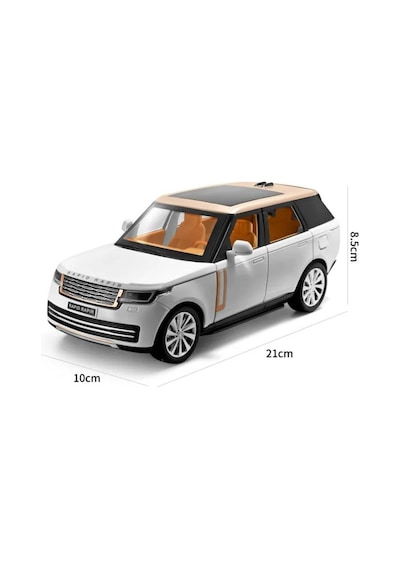 1:24 Ölçek Sesli Ve Işıklı 6 Kapı Açılır Şarj İstasyonlu Standlı Range Rover Suv Model Araba