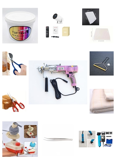 Ak-v Tufting Makinesi Full Set Pembe Ak-v - Mavi Tıraş Makinesi Set İçeriği Açıklama Kısmındadır