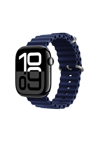 Watch 10 42mm Uyumlu Zore Krd-75 Silikon Kordon-lacivert