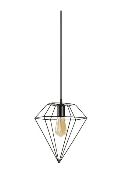 Riolight Prizma Siyah Tekli Metal Sarkıt