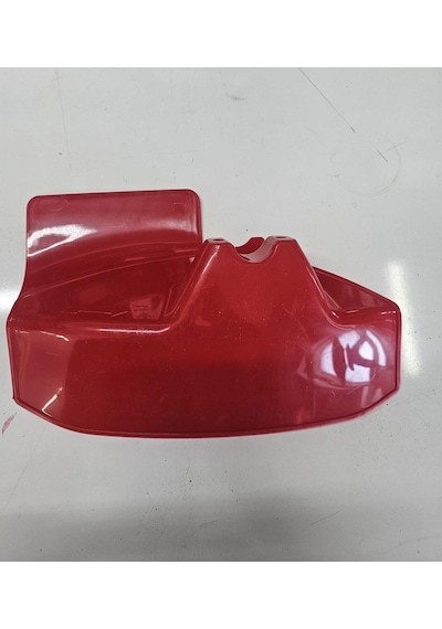 Basit Tırpan Sperliği Koruyucu Kırmızı