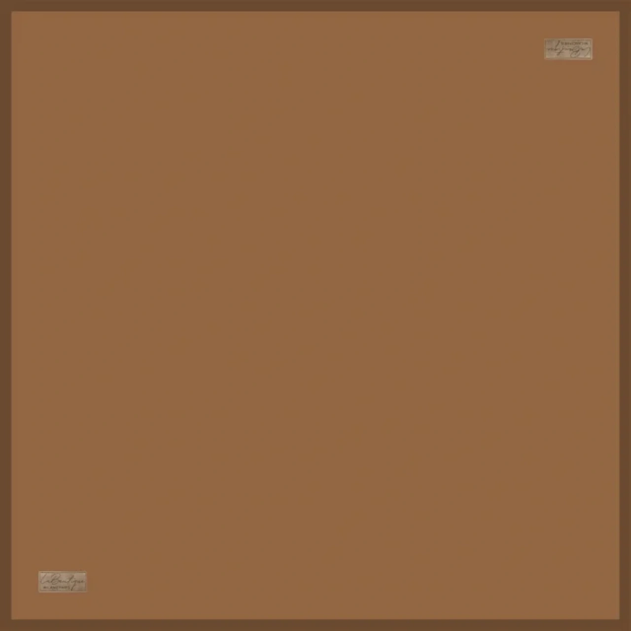 LA BOUTIQUE Güz Yaz Serinliği Eşarp 90 X 90 Gysedüz Açık Tarçın