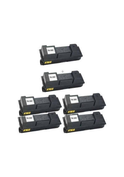 Kyocera Tk350 5 + 1 Ekonomik Paket  Uyumlu Drum Ünitesi Fs3040 3140 3540 3640  Uyumlu Toner