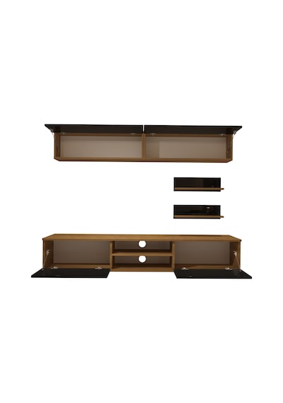 Decoraktiv Eko 5 Mdf Dvd Tv Ünitesi Tv Sehpası Pera - Siyah