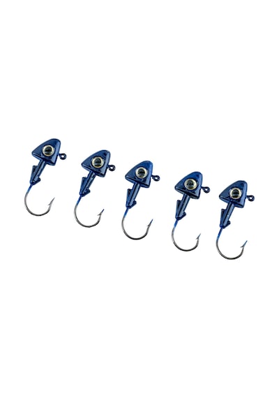 Jighead - Zoka - Kurşunlu Olta İğnesi - Xh-a 07 - Mavi - 8 Gr - 5 Adet