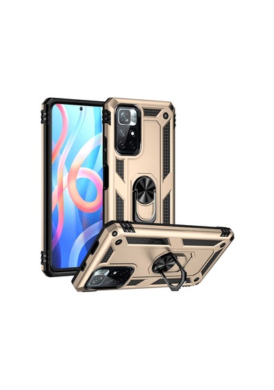 Rba Aksesuar Poco M4 Pro 5g Kılıf Rba Vega Kapak - Gold Altın