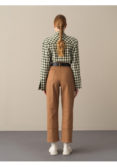 Xint Camel Regular Fit Pamuklu Pantolon 201128
