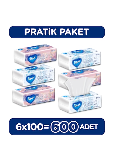 Selpak El ve Yüz Havlusu 6 x 100'lü Selpak El ve Yüz Havlusu 6 x 100'lü