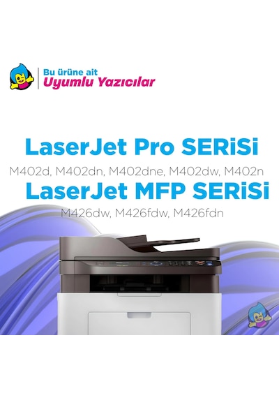 Hp 26a / Cf226a / M400 / M402 / M426 Uyumlu, Toneri - 10'lu Paket