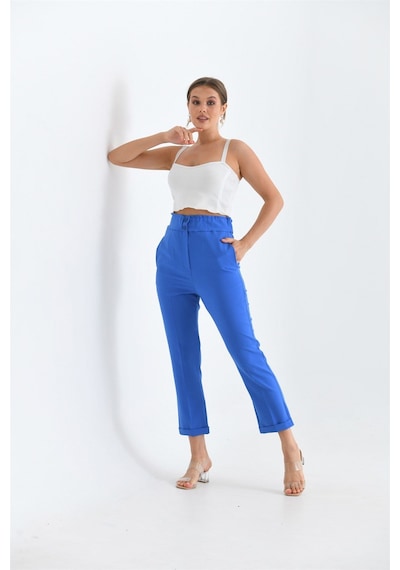 Ftz Women Kadın Douable Crep Saks Mavi 30170 Saks Mavi Saks