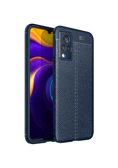 Nourthkiingdom Vivo V21 Kılıf Nrtk Niss Silikon Kapak - Lacivert Lacivert