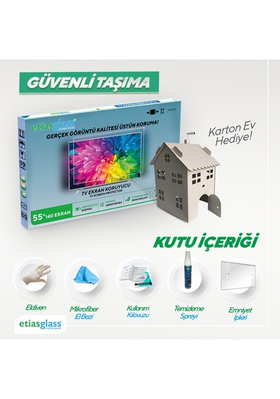 Etiasglass Vestel Uyumlu 32H9500 32" Inç 82 Ekran Tv Ekran Koruyucu