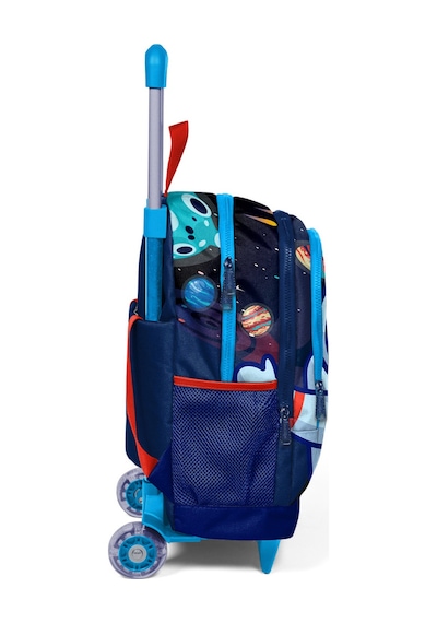 Coral High Kids Saks Mavi Astronot Desenli Üç Bölmeli Işıklı Tekerlekli Çekçekli Okul Sırt Çantası 23924 Coral High Kids Saks Mavi Astronot Desenli Üç Bölmeli Işıklı Tekerlekli Çekçekli Okul Sırt Çantası 23924