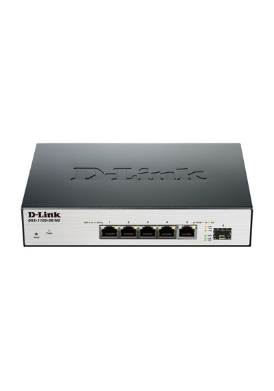 D Link Dgs 1100 06/Me 5 Port 10/100/1000 1X Gig.Sfp