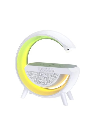Kablosuz Şarj Standlı Rgb Hoparlör Standart