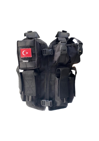Sungu Askeri Shop Unisex Siyah Yelek Siyah B1263537 Siyah