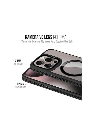 İphone Magsafe İle Uyumlu Askeri Sınıfta Koruma Sararma Önleyici Çizilmeye Dirençli Sırt Manyetik Telefon Kılıf Genel İphone Magsafe İle Uyumlu Askeri Sınıfta Koruma Sararma Önleyici Çizilmeye Dirençli Sırt Manyetik Telefon Kılıf Genel