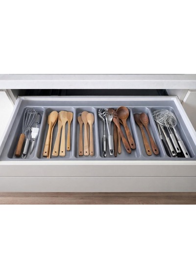 Deltaaks 76/49 Cm Cekmece Içi Kepçelik Grı 68/40 Cm Kadar Kesılebılır Diğer